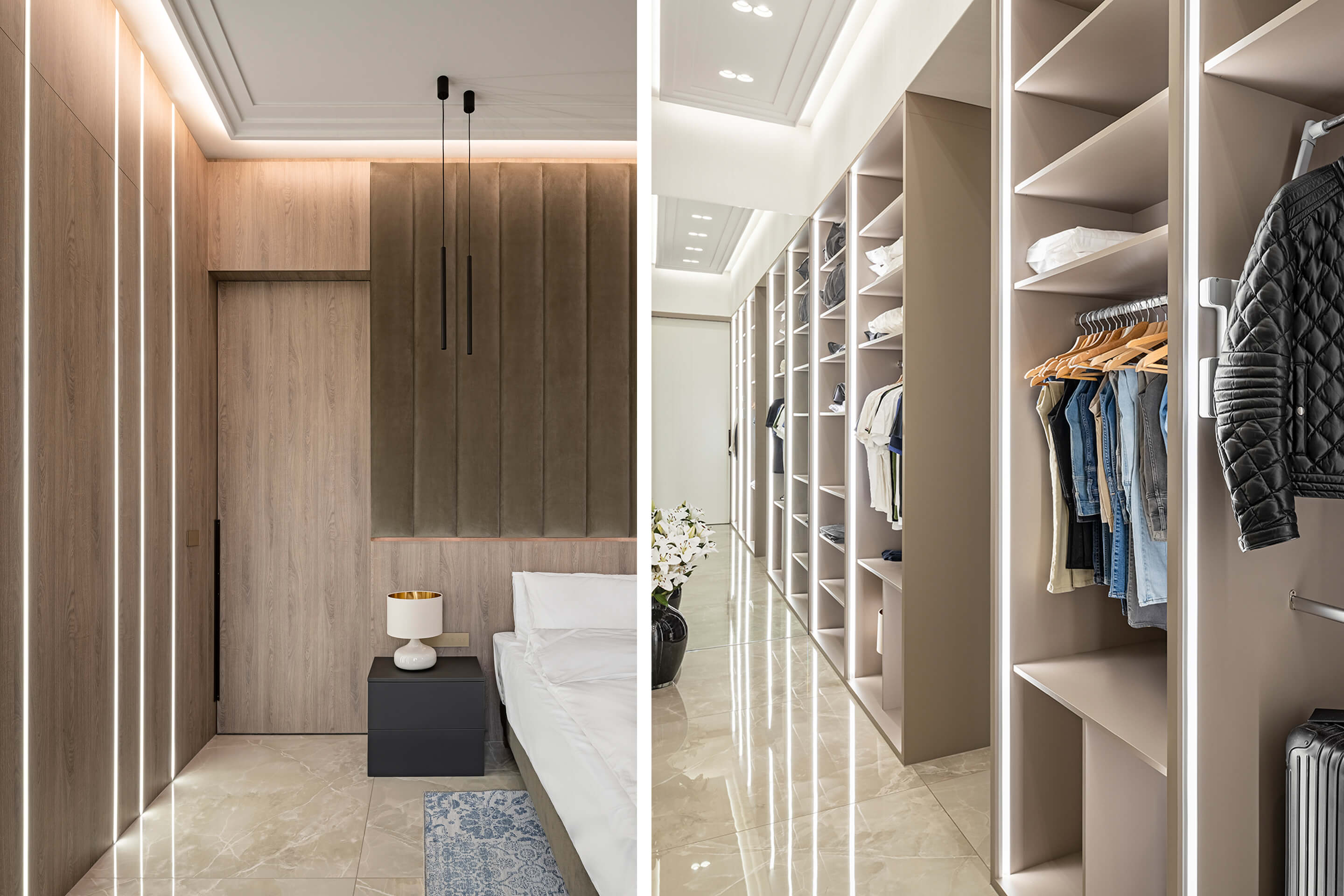 Hálószoba, gardrób